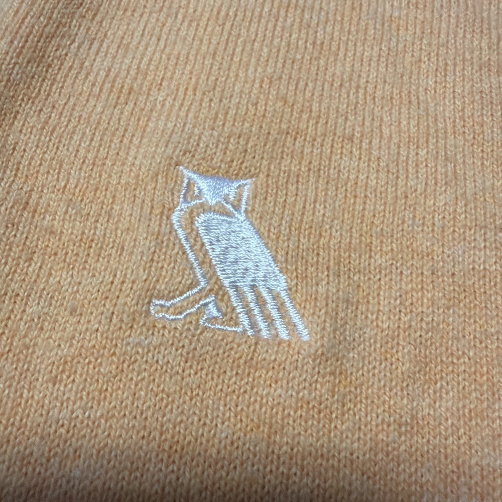 Peter Millar Sweater Mens Medium Peach V Neck Cotton Cashmere Blend‎ Golf Preppy - Picture 2 of 5